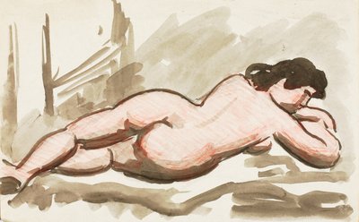 Nu féminin couché - Carl Newman