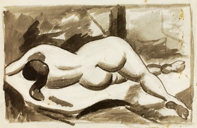 Nu féminin couché - Carl Newman