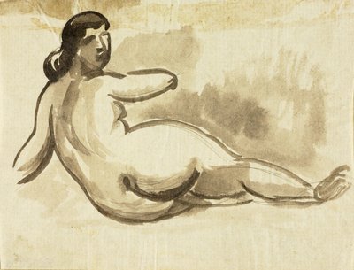 Nu féminin couché - Carl Newman