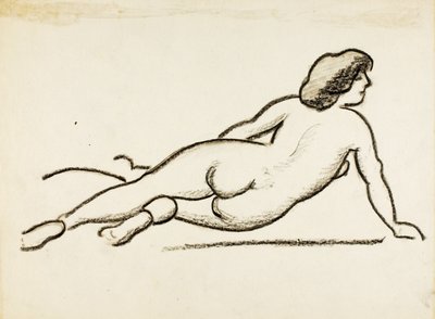 Nu féminin couché - Carl Newman
