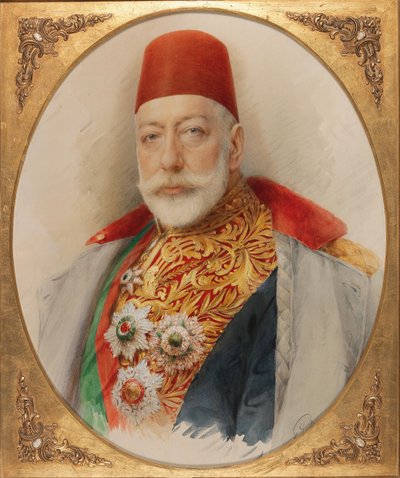 Portrait de Mehmed V 1844-1918, Sultan et Calife de l