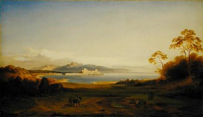 Baie et port à Corfou, vers 1842 - Carl Rottmann