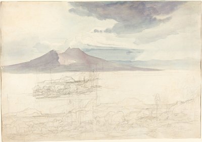Vues panoramiques du Vésuve et du Monte Pellegrino - Carl Rottmann