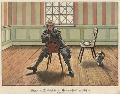 Le prince héritier Frédéric de Prusse emprisonné à Kustrin, 1730 - Carl Röchling