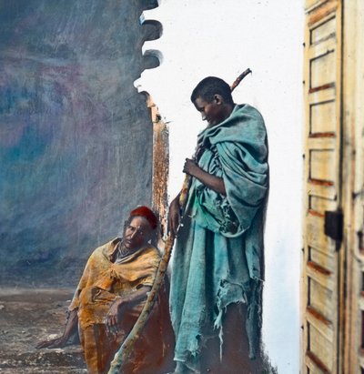 Maroc, deux hommes de Fès, vers 1910 - Carl Simon