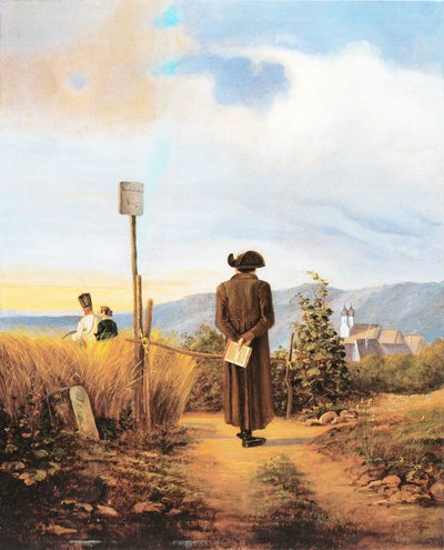 Le chemin interdit - Carl Spitzweg