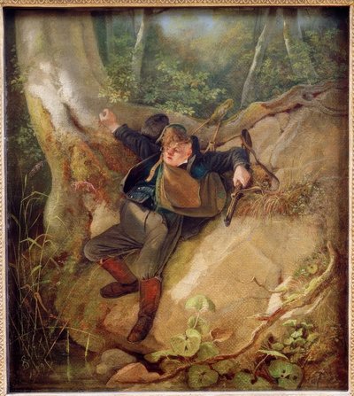 Accident de chasse - Carl Spitzweg