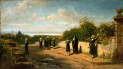 Pensionnat de jeunes filles en promenade - Carl Spitzweg