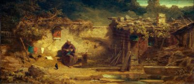 Ermite tricotant - Carl Spitzweg
