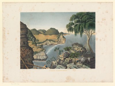 Vue de la côte sud de Java - Carl Wilhelm Mieling (possibly)