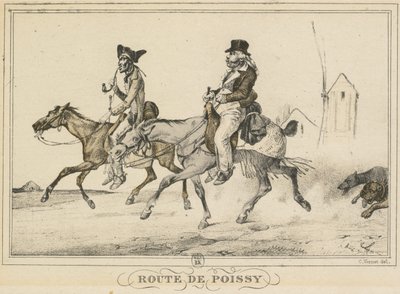 Scènes de la vie quotidienne, Routes et Chemins : Route de Poissy - Carle Vernet