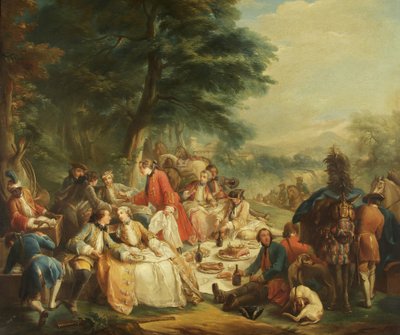 Repos à la Chasse - Carle van Loo