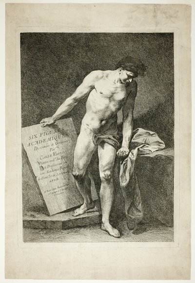 Page de titre, tirée de Six Figures Académiques - Carle van Loo