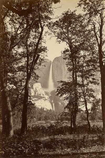 Chutes de Yosemite, 2634 pieds - Carleton E. Watkins