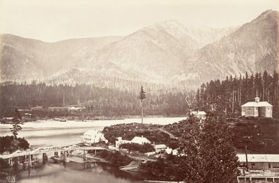 Cascades, Oregon, 1867, imprimé vers 1876 - Carleton Emmons Watkins