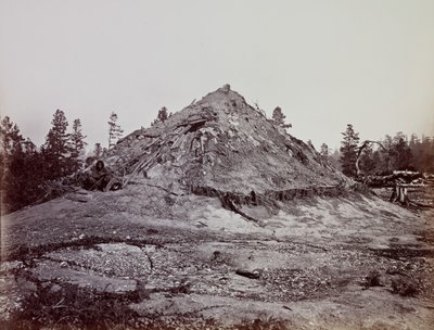 Maison de sudation indienne, comté de Mendocino, Californie, 1863 - Carleton Emmons Watkins