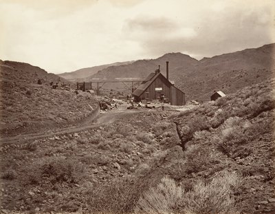 Puits n° 3 du tunnel de Sutro, 1875, imprimé vers 1876 - Carleton Emmons Watkins