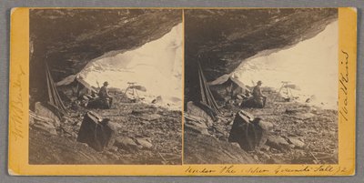 Sous la chute supérieure de Yosemite - Carleton Watkins