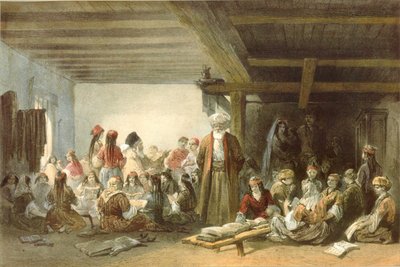 École tatare pour enfants en Crimée - Carlo Bossoli