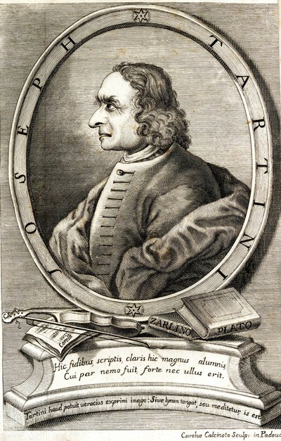 Portrait du violoniste et compositeur Giuseppe Tartini - Carlo Calcinotto
