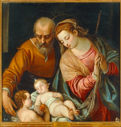 La Sainte Famille avec le jeune Saint Jean-Baptiste ... - Carlo Caliari