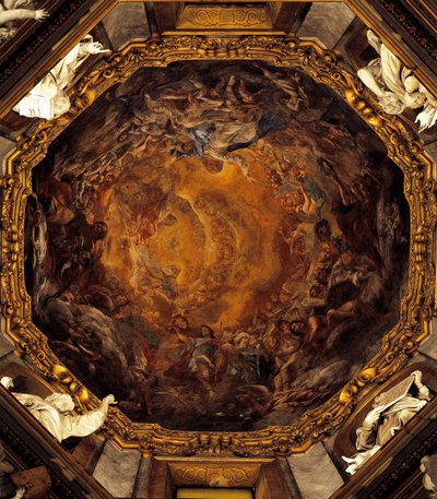 Assomption de la Vierge, par Carlo Cignani, fresque - Carlo Cignani