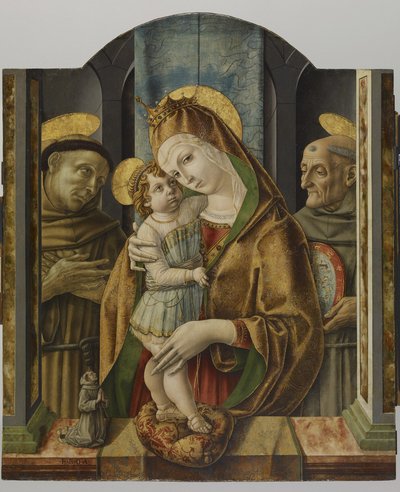 Vierge et Enfant avec des Saints et un Donateur, c.1490 - Carlo Crivelli