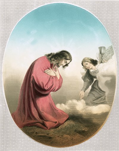 Ange apparaissant au Christ - Carlo Dolci