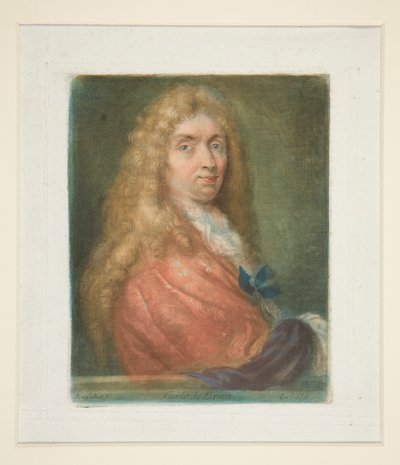 Charles Lebrun, de Ritratti di pittori (Portraits de Peintres) - Carlo Lasinio
