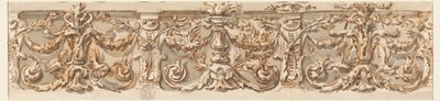 Dessin, projet de frise, vers 1770 - Carlo Marchionni