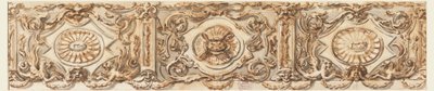 Dessin, projet de frise, vers 1770 - Carlo Marchionni