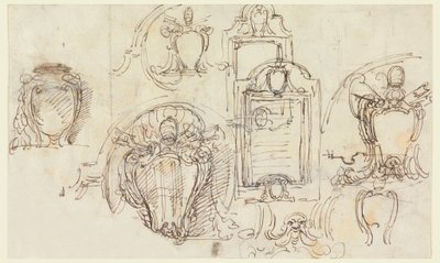 Dessin, croquis, 1740-58 - Carlo Marchionni