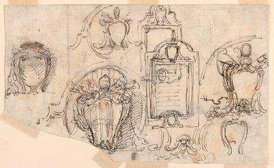 Dessin, croquis, 1740-58 - Carlo Marchionni
