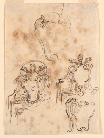 Dessin, Esquisses de cadres et d