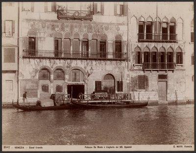 Le palais Da Mosto et le ferry SS Apostoli - Carlo Naya