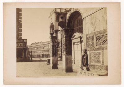 Piazza San Marco vue depuis la Porta della Carta. Venise. - Carlo Naya