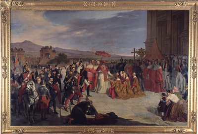 La reconsécration de la basilique du Latran à Rome par le pape Pie IX, par De Paris, Carlo (1800-1861) - Carlo de Paris