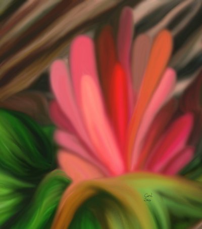 Fleur Abstraite - Carol Sousa Cuello