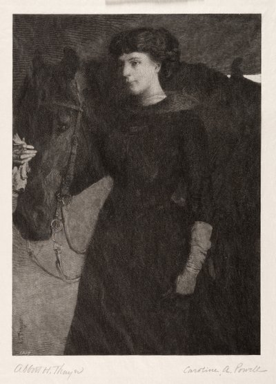 La Dame et le Cheval, 1887 - Caroline Amelia Powell