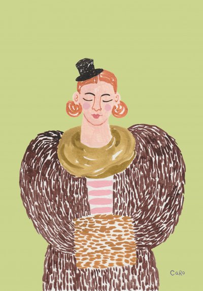 Portrait de mode fantaisiste - Caroline Roberts