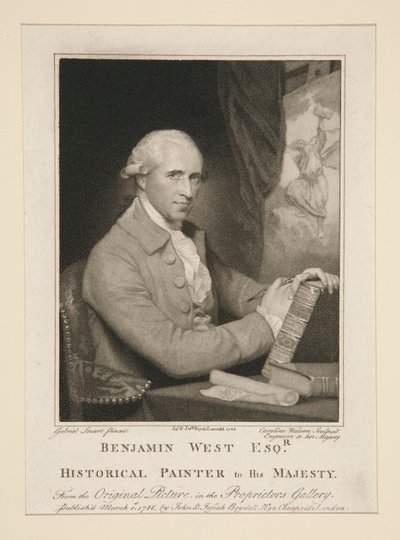 Benjamin West Esq.r / Peintre historique de Sa Majesté - Caroline Watson