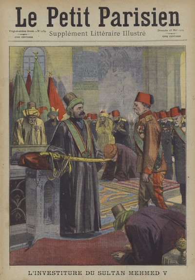 Investiture du sultan Mehmed V de l