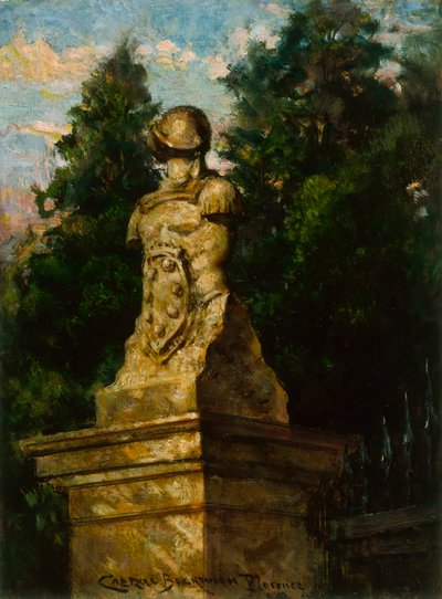 Modigliani Gate Post - Carroll Beckwith