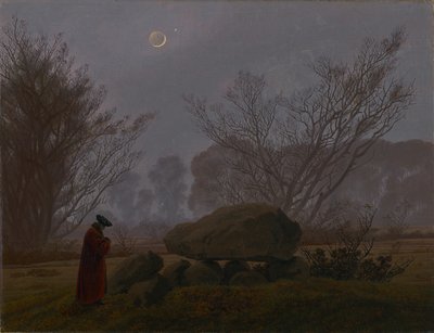 Une promenade au crépuscule - Caspar David Friedrich