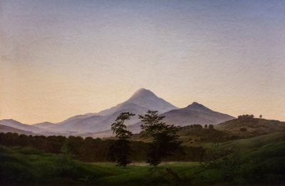 Paysage de Bohême, vers 1808 (Huile sur toile) - Caspar David Friedrich