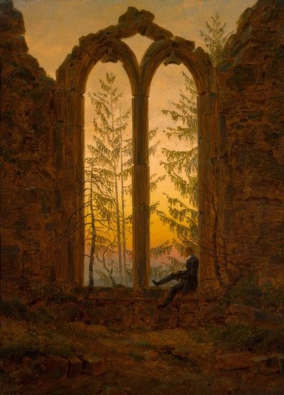 Le rêveur - Caspar David Friedrich
