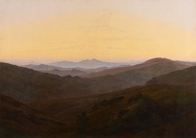 French : Les Monts des Géants Giant Mountains - Caspar David Friedrich