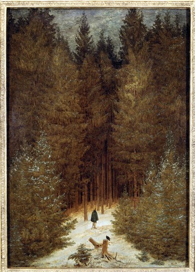 Chasseur dans la forêt - Caspar David Friedrich