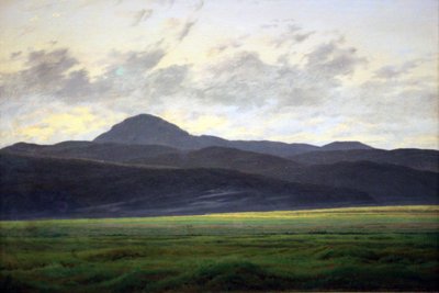 Paysage de montagne à Bohemis - Caspar David Friedrich