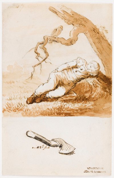 Garçon endormi - Caspar David Friedrich